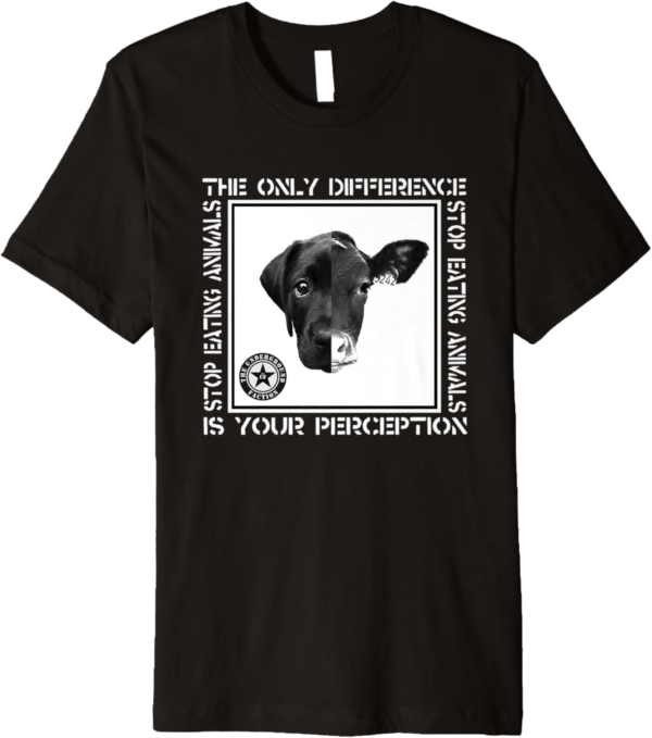 The Only Difference Is Your Perception Premium Vegan T-shirt - Image 2